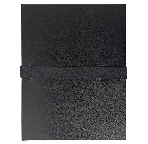 Exacompta Expanding File 621E A4 Balacron 24 (W) x 32 (H) cm Black Pack of 10