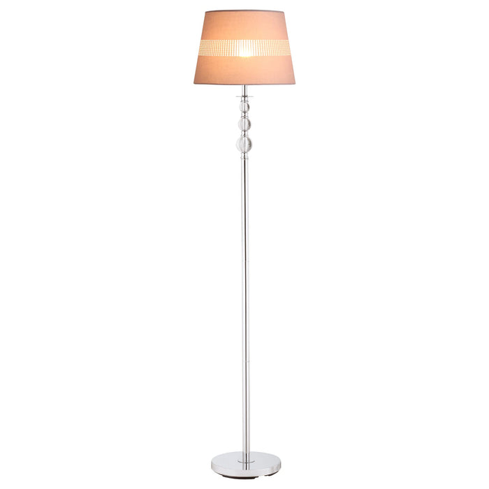 HOMCOM Floor Lamp B31-369 Grey, Silver