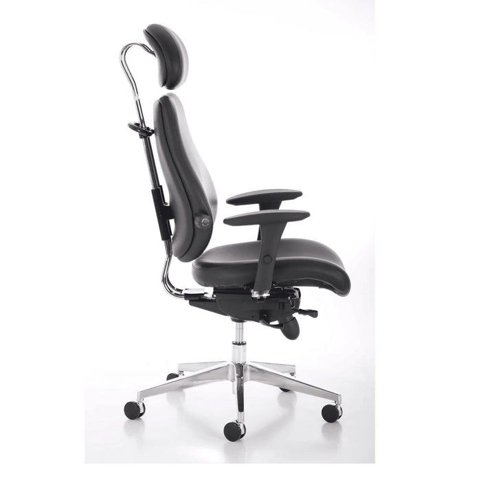 Dynamic Synchro Tilt Posture Chair Multi-Arms Chiro Plus Ultimate With Headrest High Back