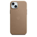 Apple - Back cover for mobile phone - MagSafe compatibility - microtwill, FineWoven - taupe - for iPhone 15 Plus