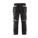 BLÅKLÄDER Trousers 15551860 Cotton, PL (Polyester) Black, Grey Size 49S