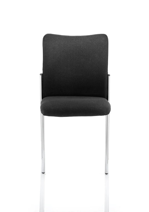 Dynamic Visitor Chair Fixed Armrest Academy Seat Bergamot Cherry