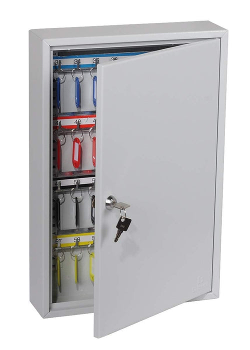 Phoenix Commercial Key Cabinet with Key Lock and 64 Hooks KC0602K 450 x 300 x 80mm