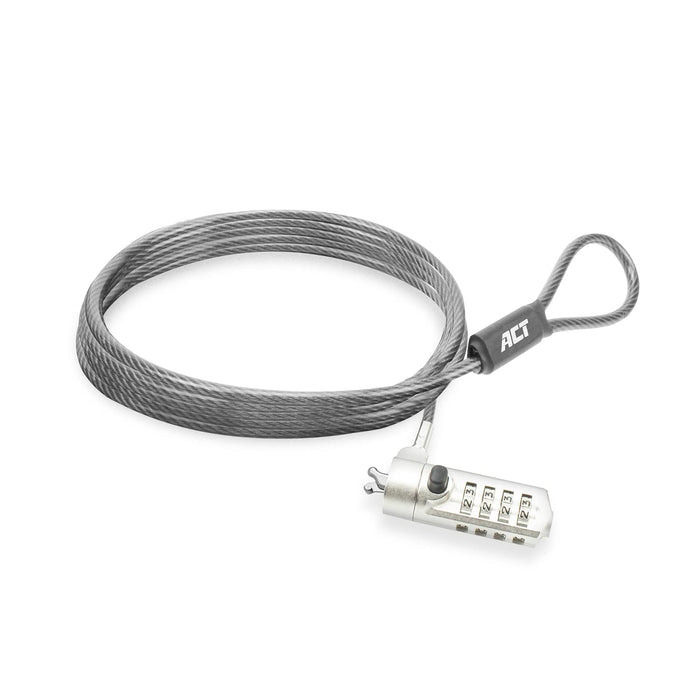 ACT Laptop Lock Nano AC9035 Grey 2000 mm