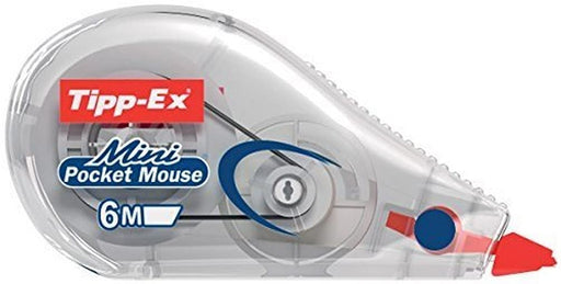 Tipp-Ex Correction Mouse Mini Pocket Transparent, White 5 mm x 6 m