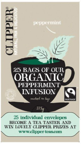 Clipper Peppermint Organic Infusion Tea Pack of 25