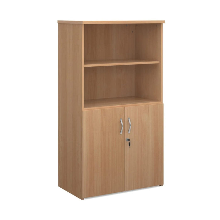 Dams International Combination Unit with Lockable Door and 3 Shelves Universal 800 x 470 x 1790 mm Oak