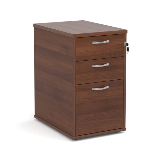 Dams International Pedestal with 3 Lockable Drawers MFC 426 x 600 x 725mm Walnut