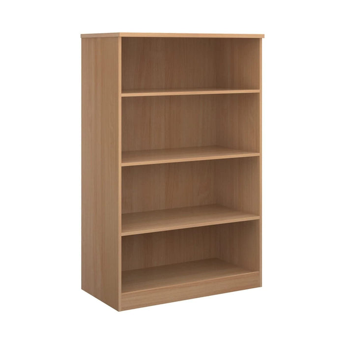 Dams International Bookcase with 3 Shelves Deluxe 1020 x 550 x 1600 mm Beech