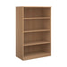 Dams International Bookcase with 3 Shelves Deluxe 1020 x 550 x 1600 mm Beech