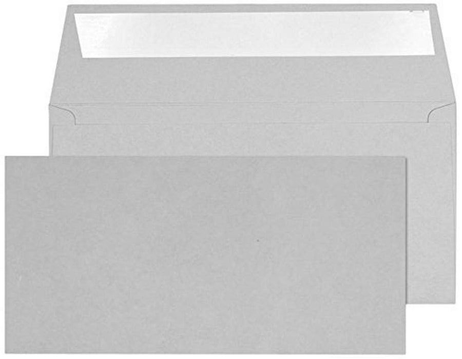 Creative Senses Coloured Envelope DL 220 (W) x 110 (H) mm Adhesive Strip Grey 190 gsm Pack of 50