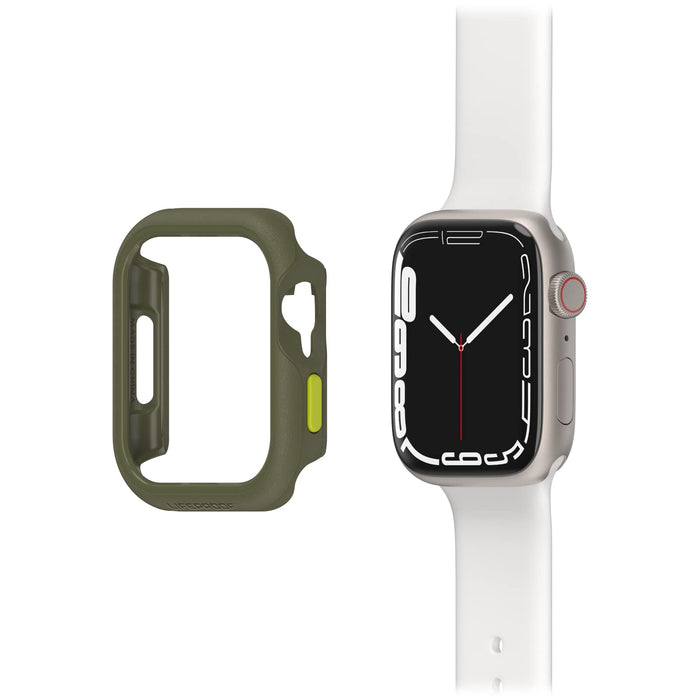 LifeProof - Bumper for smart watch - 85% ocean-based recycled plastic - gambit green - for Apple Watch (45 mm)