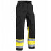 BLÅKLÄDER Trousers 15641811 Cotton, PL (Polyester) Black, Yellow Size 32R