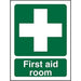 First Aid Room Sign Plastic 30 x 20 cm