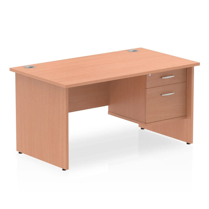 Dynamic Desk Impulse MI001734 Brown 1400 mm (W) x 800 mm (D) x 730 mm (H)