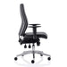 Dynamic Independent Seat & Back Posture Chair With Black Bonded Leather Height Adjustable Arms Onyx Without Headrest High Back