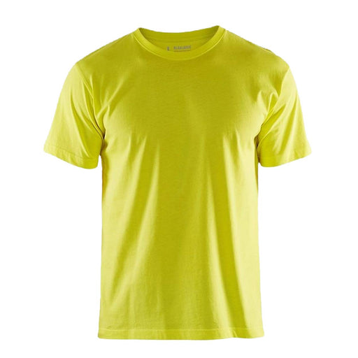 BLÅKLÄDER T-shirt 35251042 Cotton Yellow Size XXXL