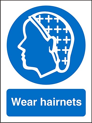 Mandatory Sign Wear Hairnets Vinyl 30 x 20 cm