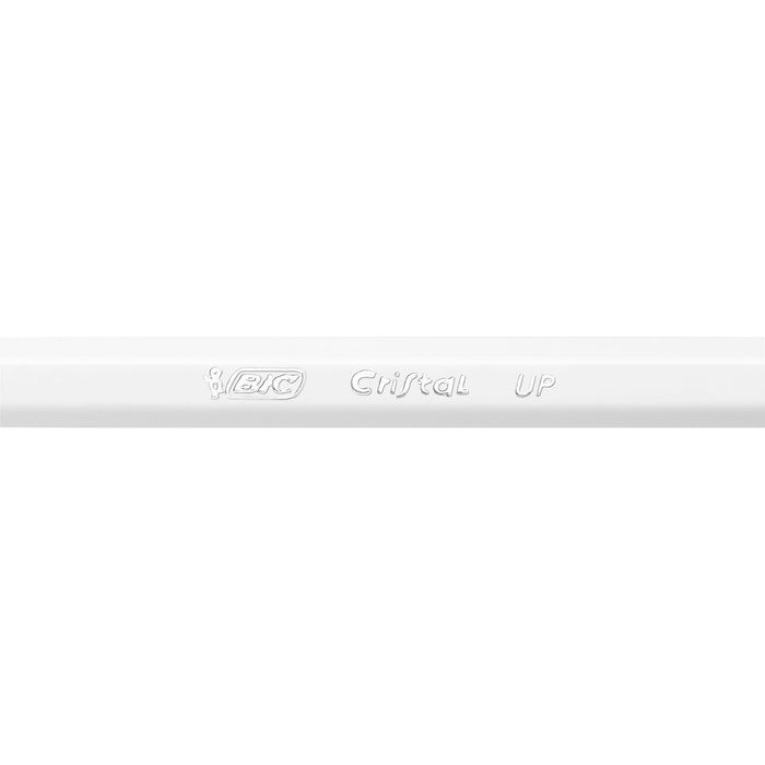 BIC Cristal UP Ballpoint Pen Grip Medium 0.35 mm Assorted Pack of 20