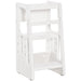 KIDS STOOL 3 HEIGHTS ADJ WHITE