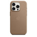 Apple - Back cover for mobile phone - MagSafe compatibility - microtwill - taupe - for iPhone 15 Pro