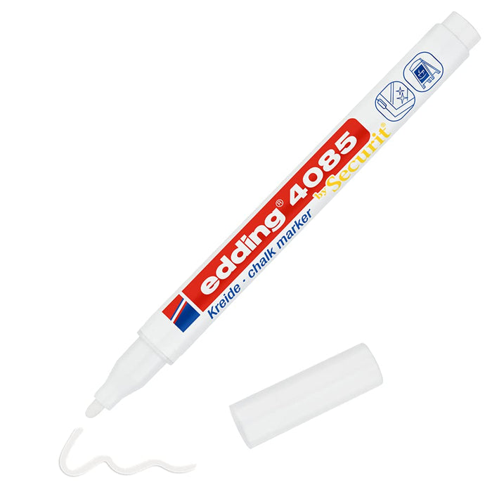 EDDING Chalk Marker e-4085 Felt Tip 1-2 mm White