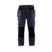 BLÅKLÄDER Trousers 15551860 Cotton, PL (Polyester) Dark Navy, Black Size 34R