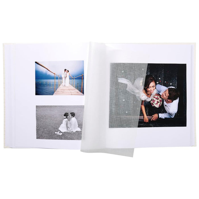 Exacompta Photo Album Knightsbridge 290 x 320 mm Ivory 60 pages 300 photos