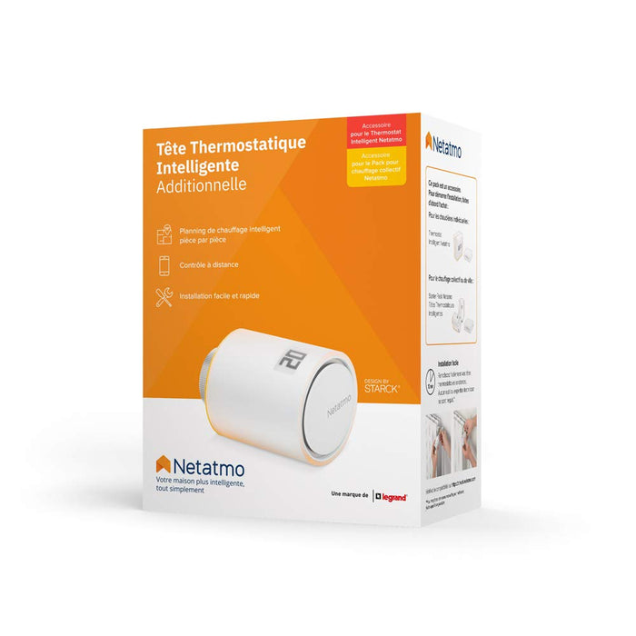 Netatmo Thermostatic Radiator Valve 12.5 x 7.1 x 15.6 cm White