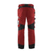 BLÅKLÄDER Trousers 15551860 Cotton, PL (Polyester) Red, Black Size 47S