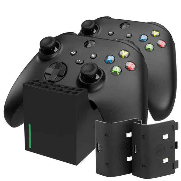 SNAKEBYTE Twin Dock SB916328 Xbox Series X/S Black