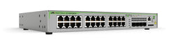 Allied Telesis CentreCOM AT-GS970M/28 - Switch - L3 - Managed - 24 x 10/100/1000 + 4 x SFP (mini-GBIC) (uplink) - desktop