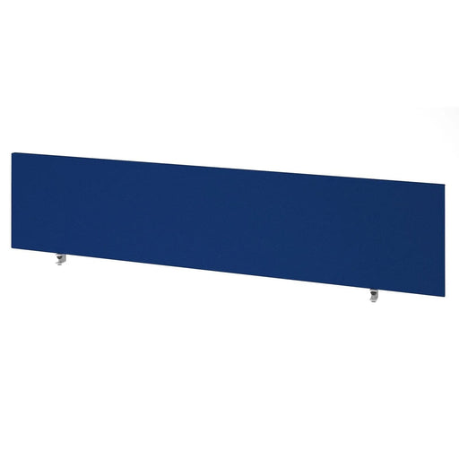 Impulse Straight Screen W1800 x D25 x H400mm Blue With Silver Frame - I000270