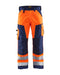 BLÅKLÄDER Trousers 15661811 Cotton, PL (Polyester) Orange, Navy Blue Size 43S