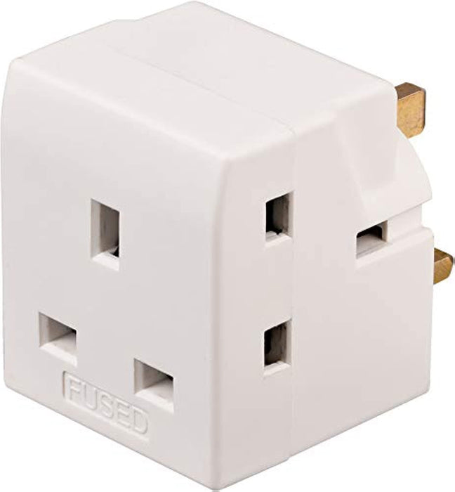 brennenstuhl 3-Way Adapter 1508263 White