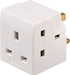 brennenstuhl 3-Way Adapter 1508263 White