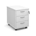 Dams International Pedestal with 3 Lockable Drawers MFC 426 x 600 x 567mm White