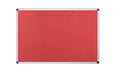 Bi-Office Notice Board Non Magnetic 90 (W) x 60 (H) cm Red