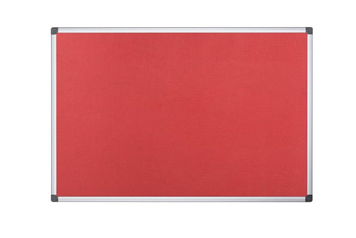 Bi-Office Maya Notice Board Non Magnetic 150 (W) x 120 (H) cm Red