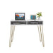 Novogratz Desks 9618891COMNUK White Marble 1,028.7 (W) x 549.9 (D) x 772.2 (H) x 772.2 - 772.2 (H) mm