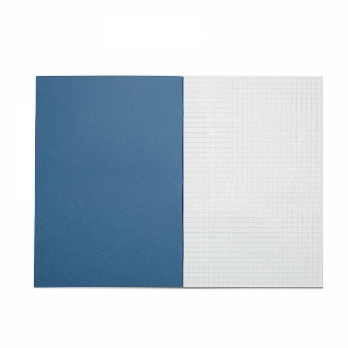 Rhino 13 x 9 A4+ Oversized Exercise Book 40 Page 7mm Squared Light Blue (Pack 100) - VDU024-360-4