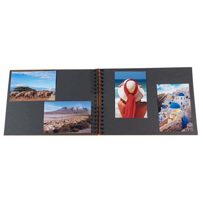 Exacompta Milano Photo Album Spiral Hardback Paper 22 x 32 x 3 cm Orange