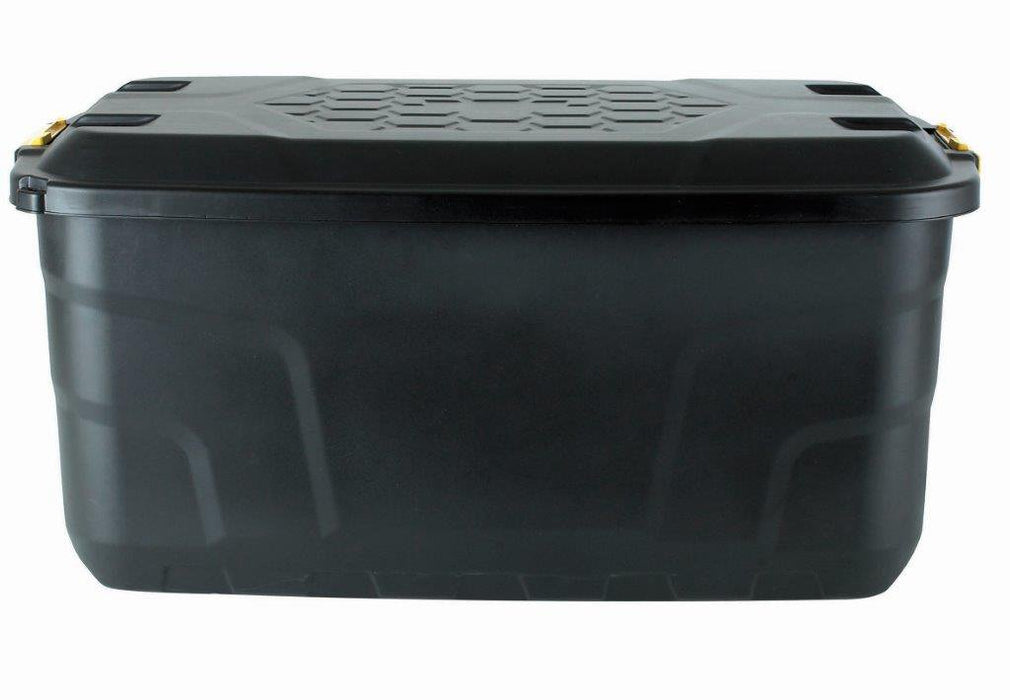 Storage Box XW440-BLK/YEL-EX 145 L Black Polypropylene 94 x 52 x 45 cm