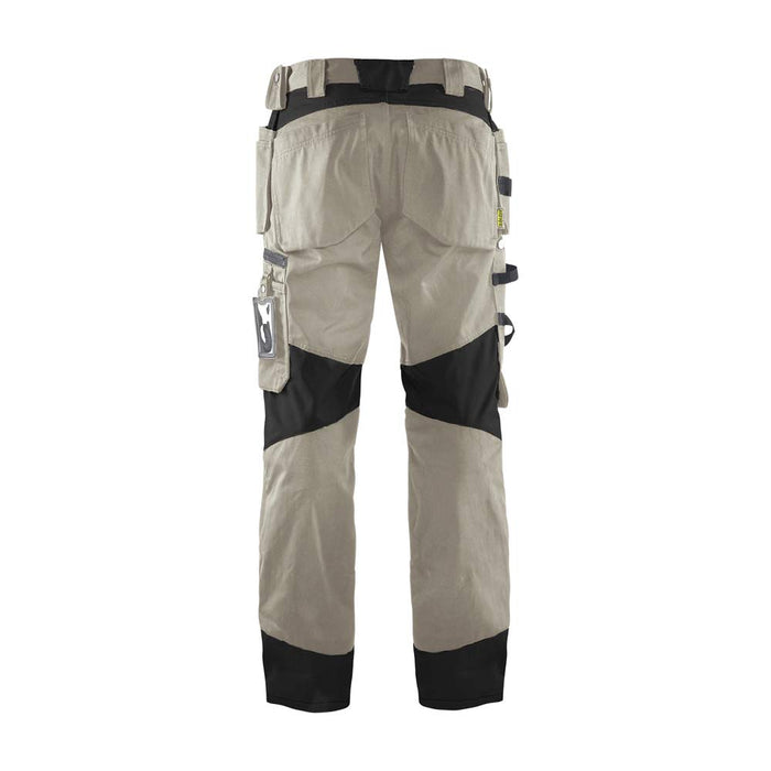 BLÅKLÄDER Trousers 15551860 Cotton, PL (Polyester) Stone, Black Size 40L