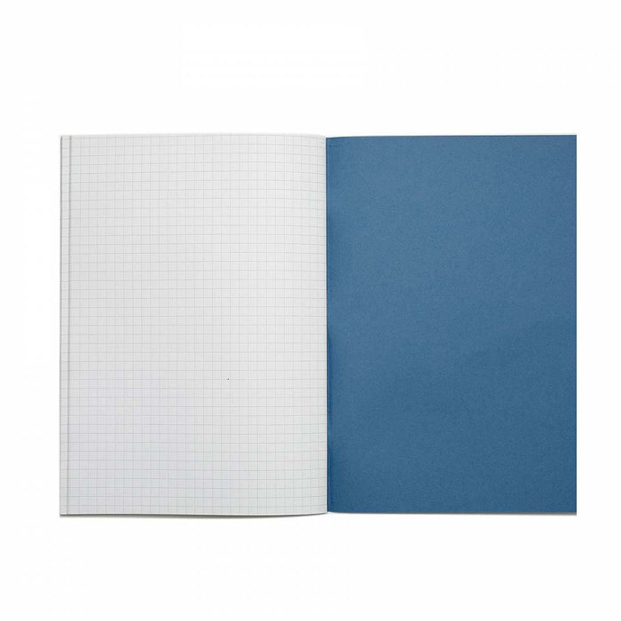 Rhino 13 x 9 A4+ Oversized Exercise Book 40 Page 7mm Squared Light Blue (Pack 100) - VDU024-360-4