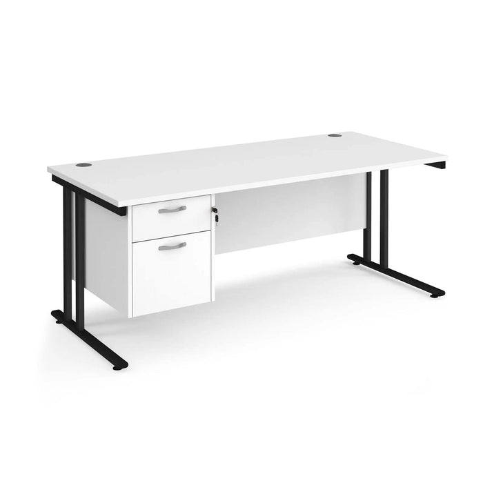 Dams International Desk MC18P2KWH 1,800 x 800 x 725 x 800 - 990 mm