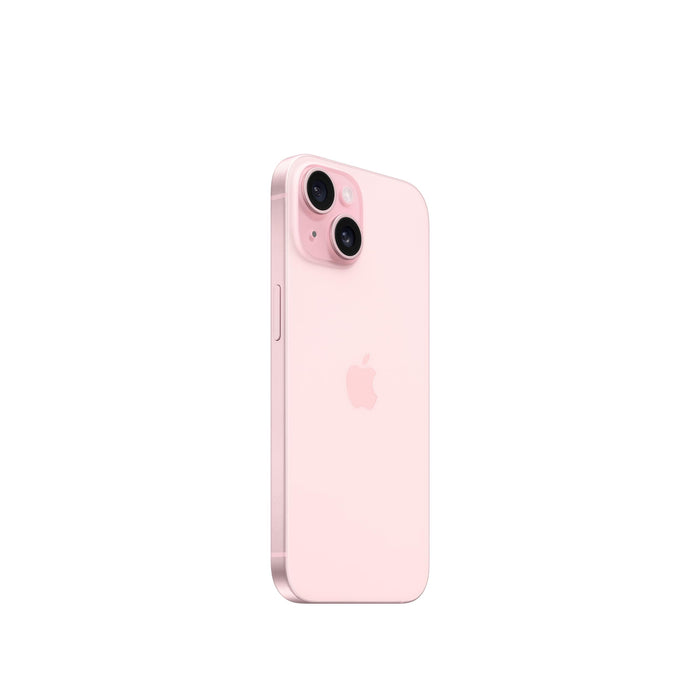 Apple iPhone 15 - 5G smartphone - dual-SIM / Internal Memory 512 GB - OLED display - 6.1" - 2556 x 1179 pixels - 2x rear cameras 48 MP, 12 MP - front camera 12 MP - pink