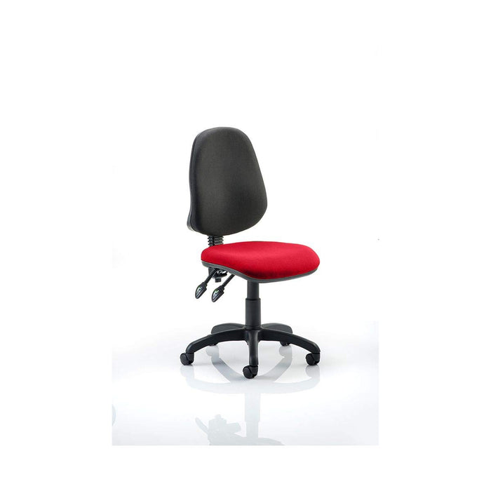 Dynamic Permanent Contact Backrest Task Operator Chair Without Arms Eclipse II Bergamot Cherry Seat Without Headrest High Back