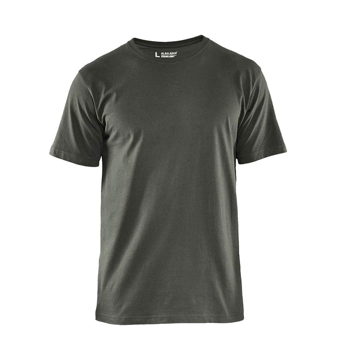 BLÅKLÄDER T-shirt 35251042 Cotton Dark Olive Green Size XL