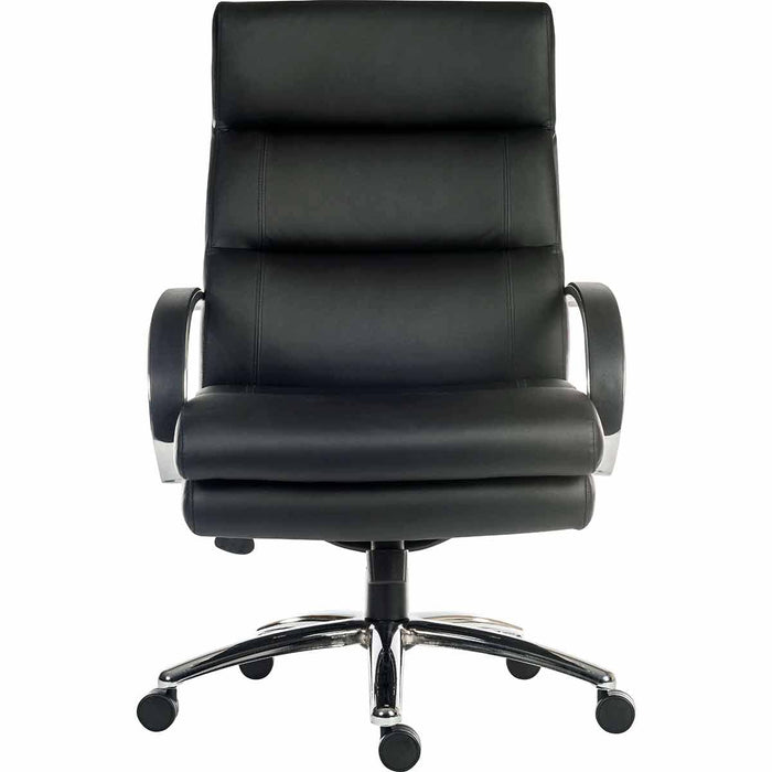 Samson Heavy Duty Leather Look Executive Office Chair Black - 6968